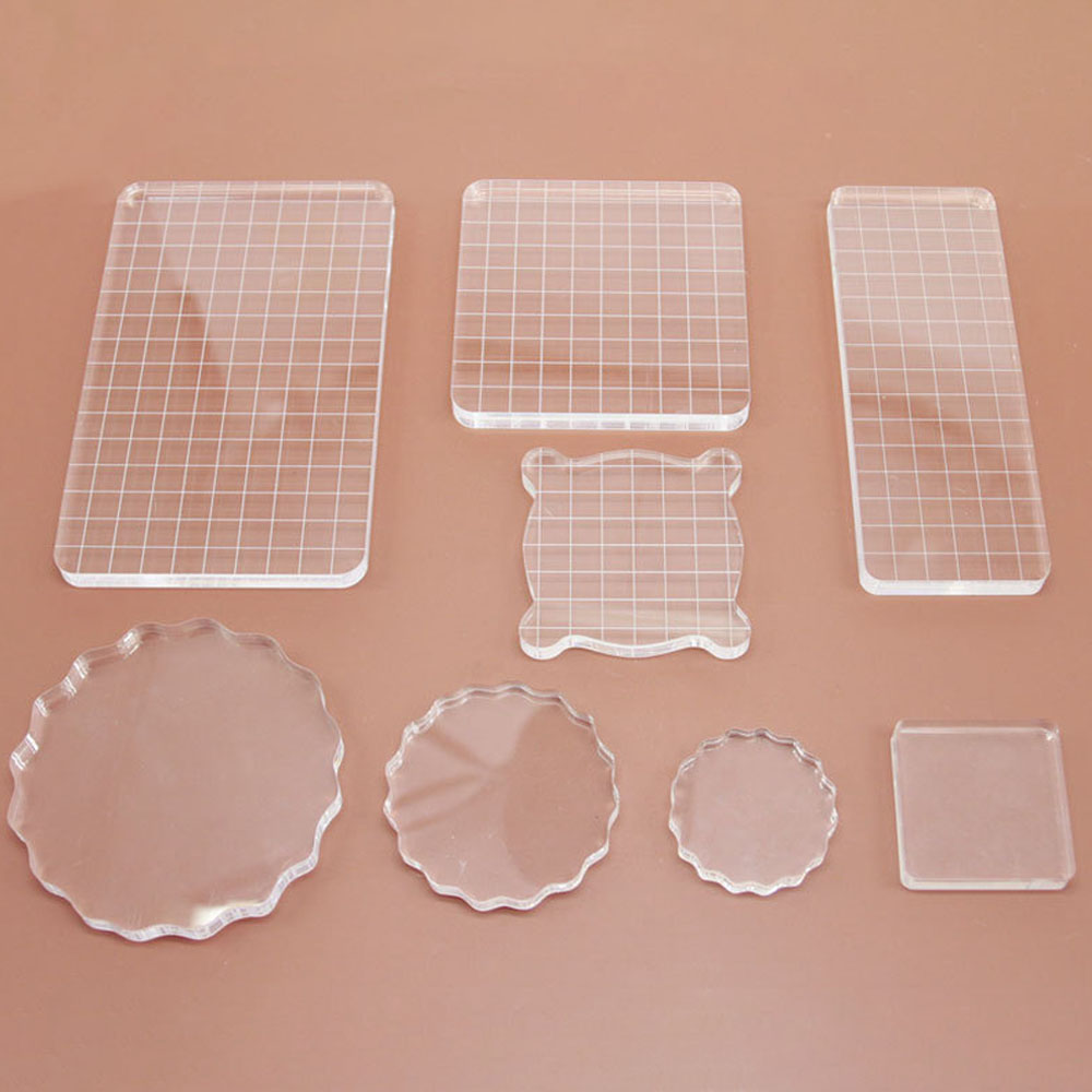 Photo Acrylic Block - Bloque de sello acrílico transparente, utiliza