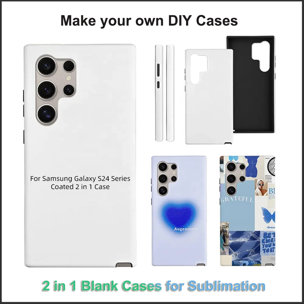 Phone Case Blank Print - 5 uds recubierto 2 en 1