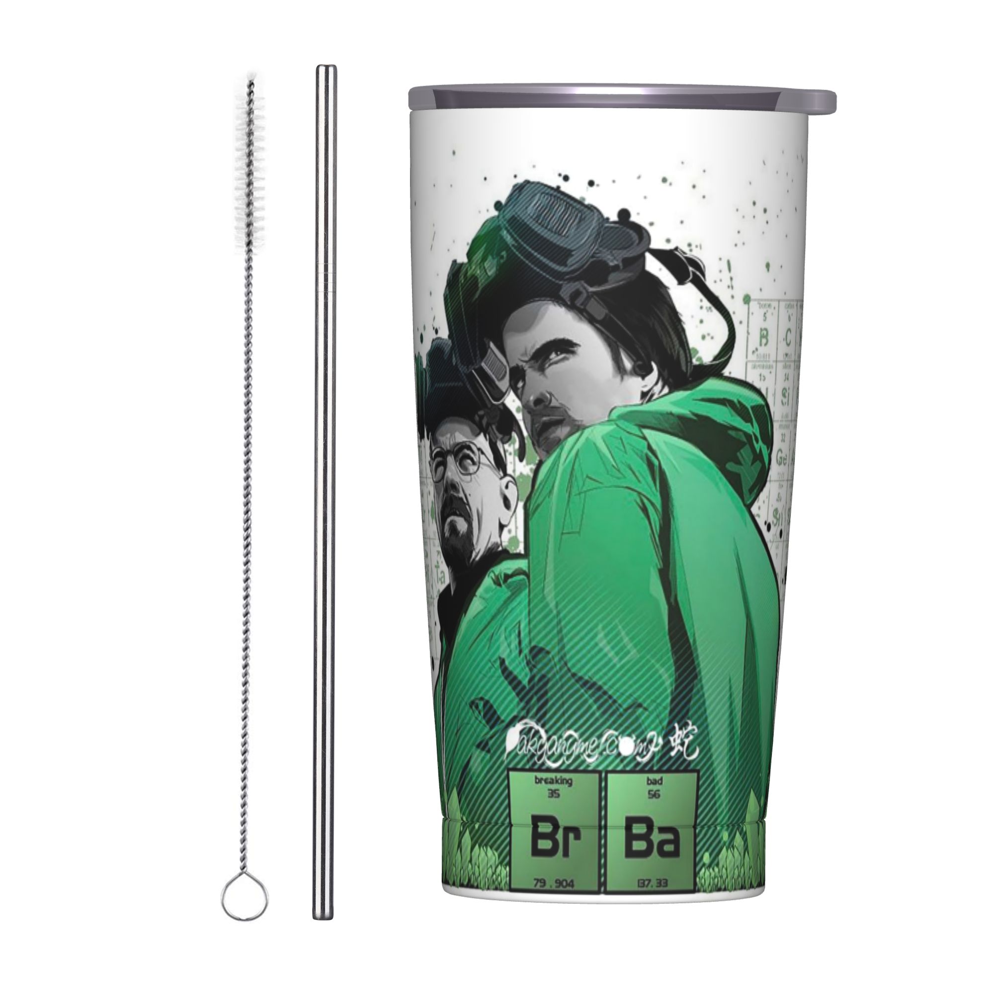 Tumbler 20Oz White - Vaso Térmico Breaking Bad Walter White,
