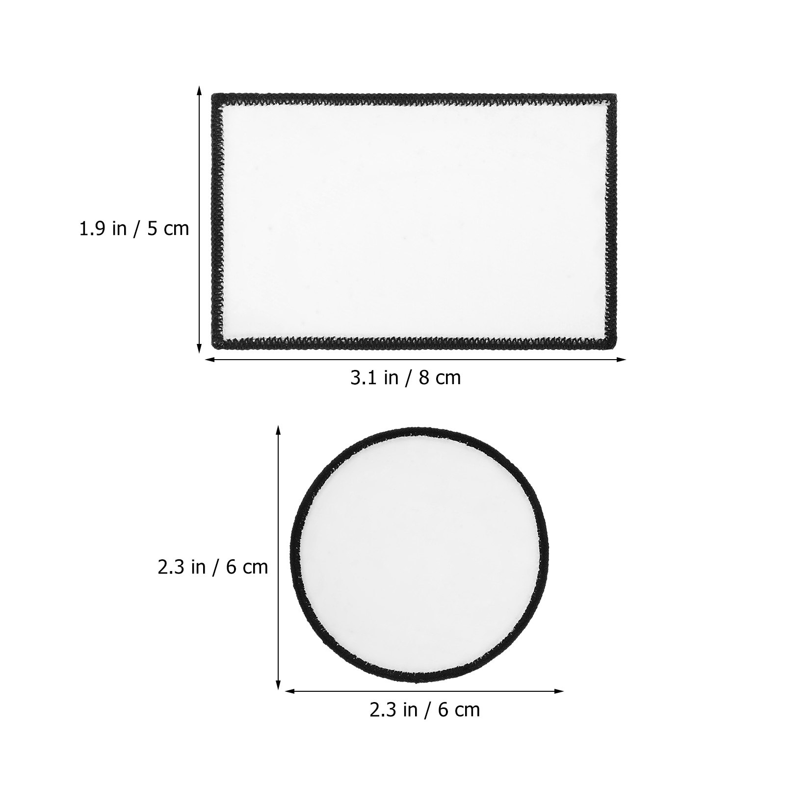 30 Parches Adhesivos de Poliés - Hat Sublimation Blank reseña y precio