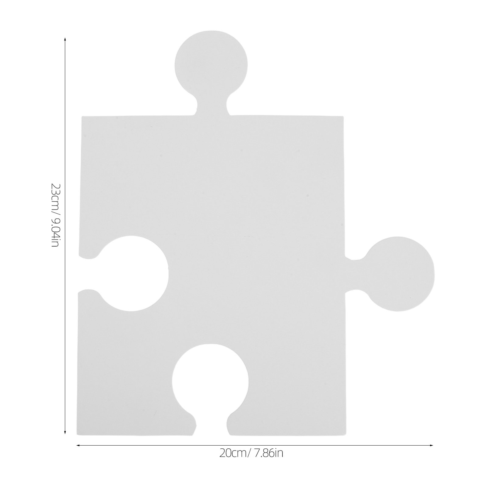 60 Piezas de Rompecabezas Gran - Puzzle Blank White reseña y precio