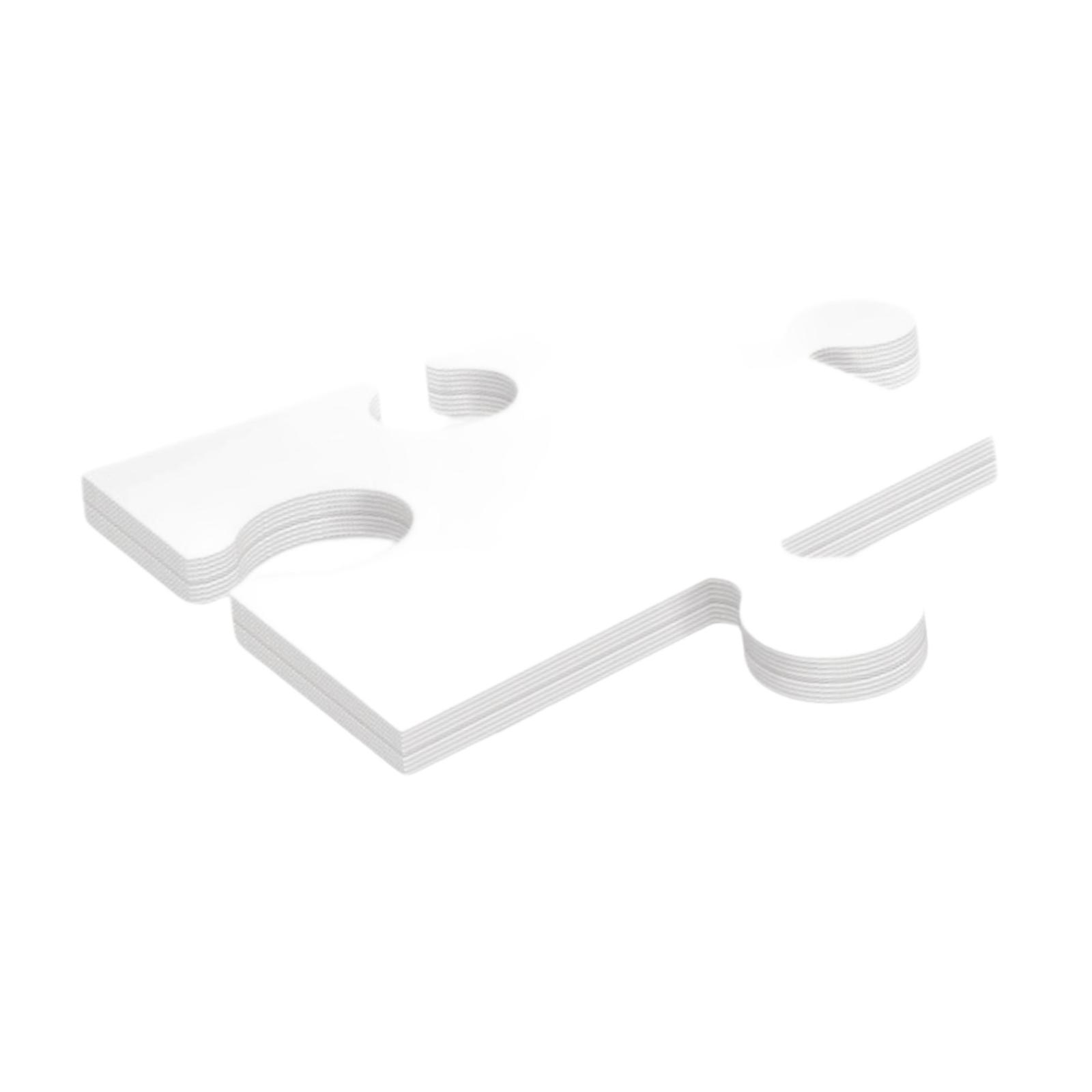 24 Rompecabezas de Cartón Blan - Puzzle Blank White reseña y precio