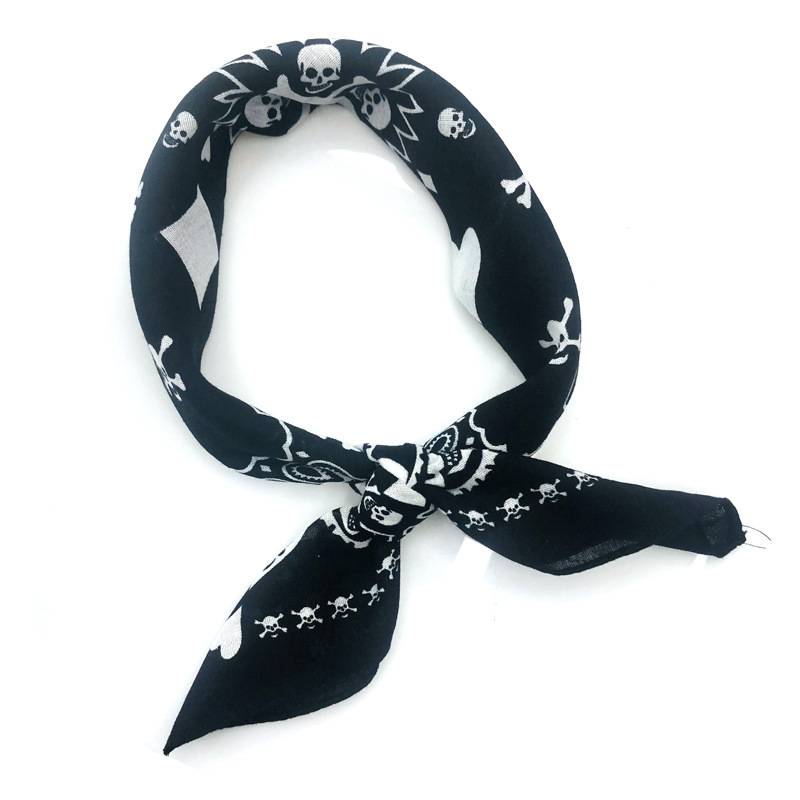 55cm blanco negro rojo cráneo  - Bandana Blank White reseña y precio