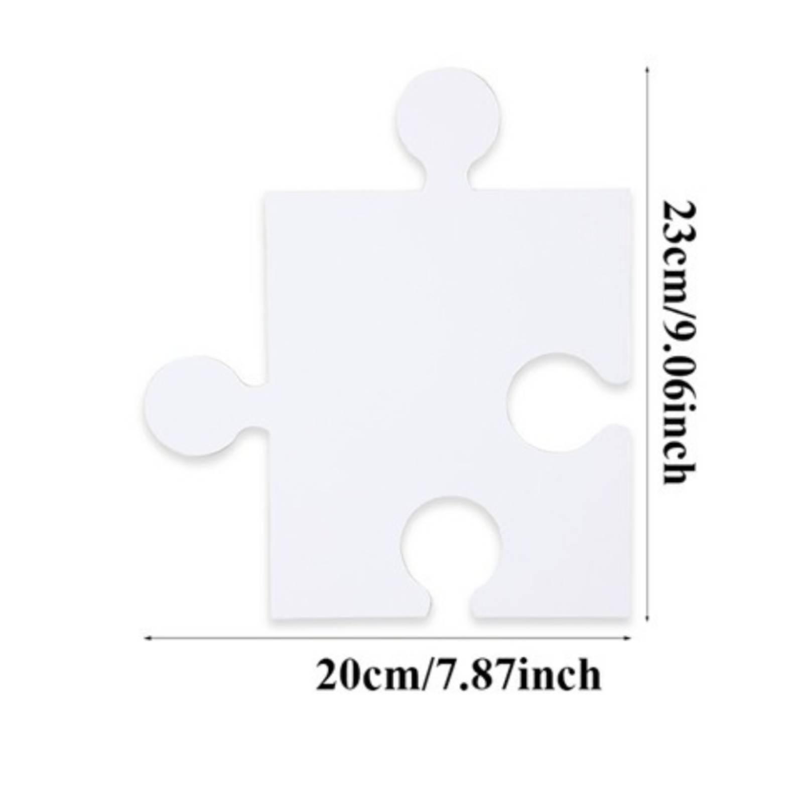 Tarjetas de Rompecabezas DIY,  - Puzzle Blank White reseña y precio