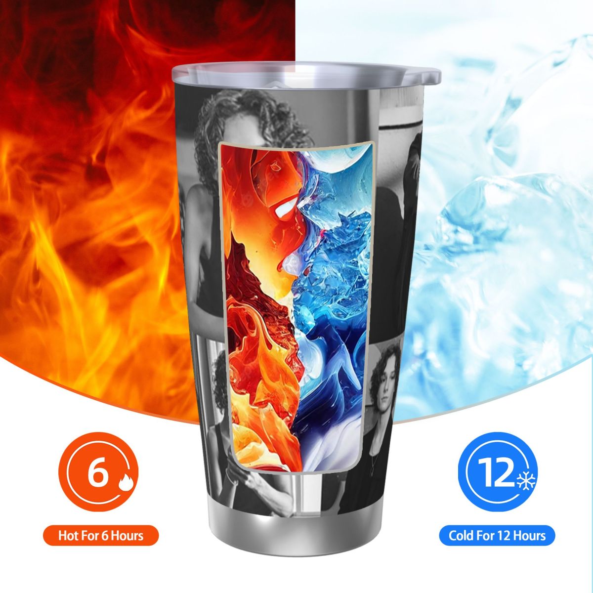Vaso de acero inoxidable con a - Tumbler 20Oz White reseña y precio